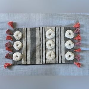 Brand new one of a kind 12”x20” decorative pillow cover.